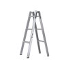 4332 profi aluminium scara dubla pentru zugrav fistar 2x3 trepte inaltimea de lucru 2 27 m