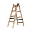 4356 profi scara dubla din lemn pentru zugrav fistar 2x4 trepte inaltimea de lucru 2 7 m