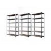 5610 promotie pachet 3x raft 240x120x50 cm metalic zincat cu 6 polite portanta 1050 kg