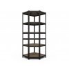 5760 6 raft de col 220x70x40x42 5 cm lacuit cu 5 polite portanta 750 kg negru