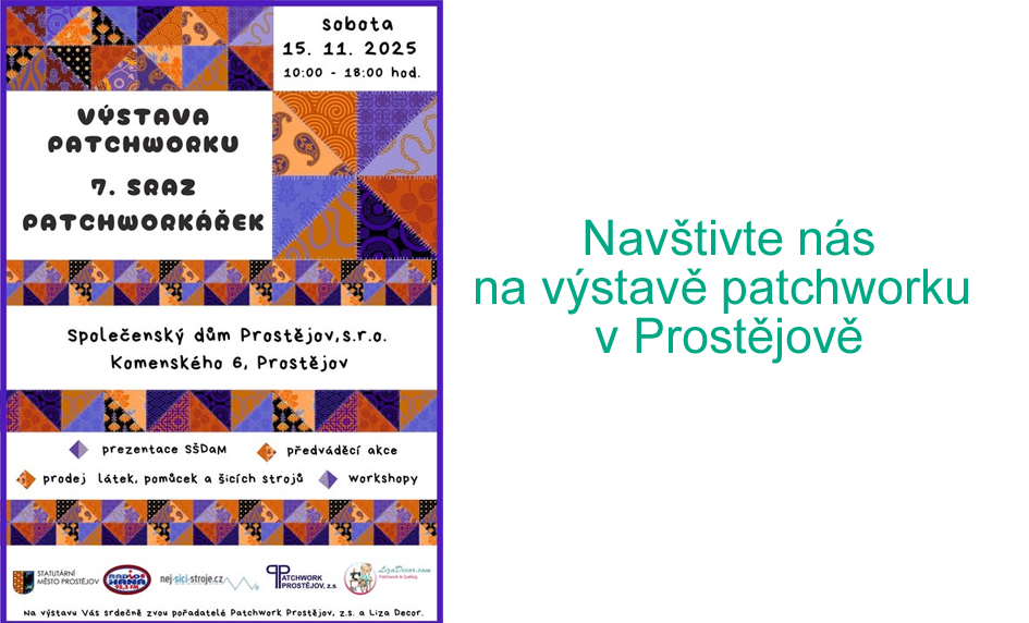 Výstava patchworku Prostějov