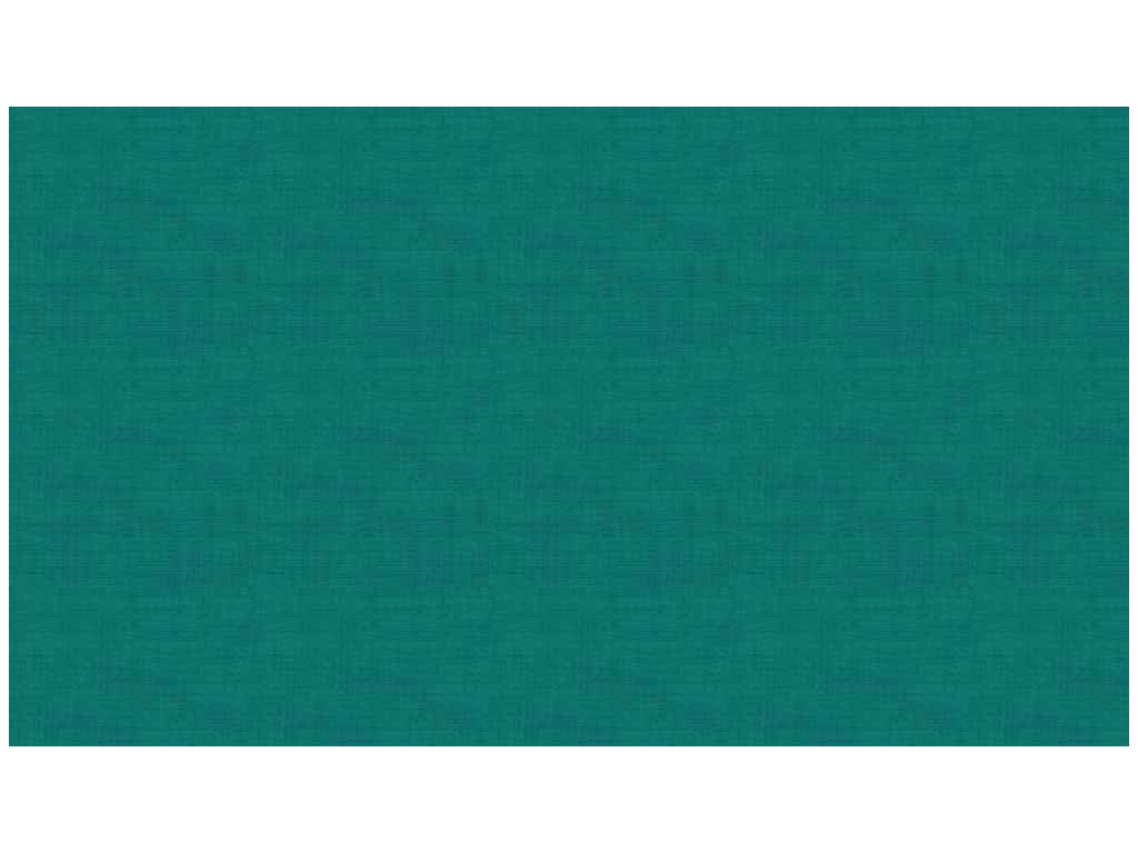 Látka bavlna v metráži 1473T8 modro zelená jednobarevná se vzorem textury lnu