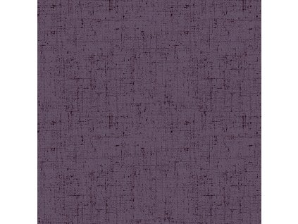 Látka bavlna v metráži 428P Tmavě fialová jednobarevná látka odstín hroznový se vzorem tkané látky