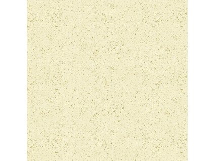 Látka bavlna v metráži se zlatým efektem 2566Q2 Smetanová jednobarevná látka se vzorem textury lnu