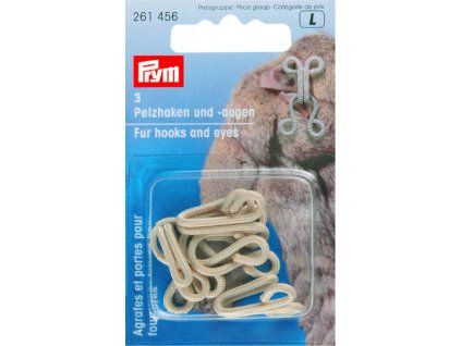 Kožichový uzávěr háček a očko Prym 261456