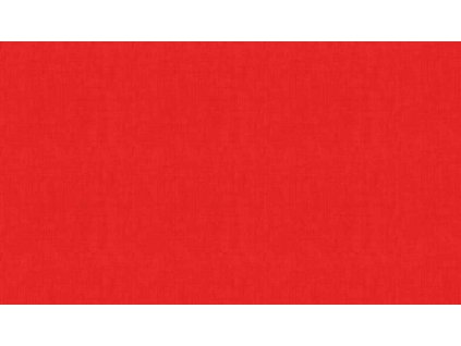 Látka bavlna v metráži 1473R červená jednobarevná se vzorem textury lnu