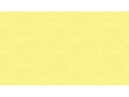 Látka bavlna v metráži 1473Y1 světle žlutá petrklíčová jednobarevná se vzorem textury lnu