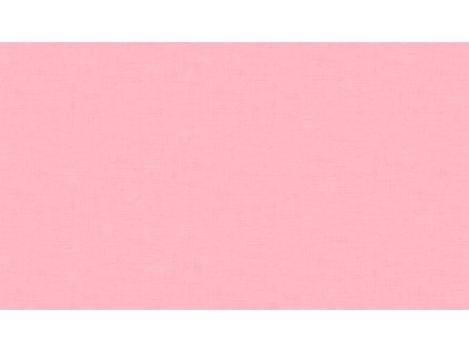 Látka bavlna v metráži 1473P2 růžová jednobarevná se vzorem textury lnu