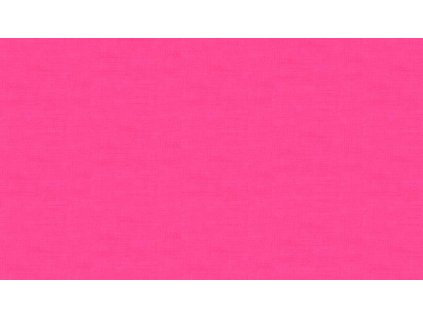 Látka bavlna v metráži 1473P5 sytě růžová jednobarevná se vzorem textury lnu