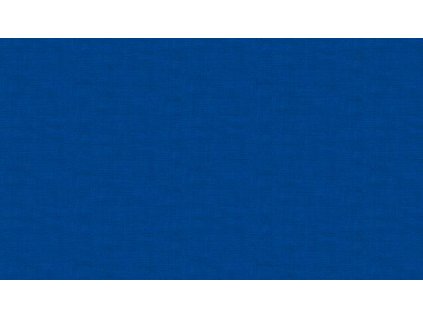 Látka bavlna v metráži 1473B11 modrá ultramarínová se vzorem textury lnu