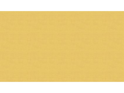 Látka bavlna v metráži 1473Y22 tmavě žlutá jednobarevná se vzorem textury lnu