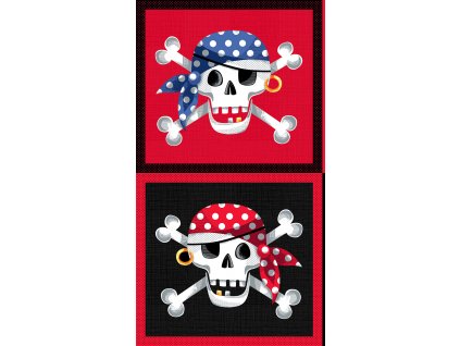 2436 1 Skull and Crossbones Panel