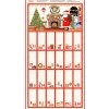 Adventní kalendář k ušití se zlatým efektem 128/1