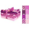 Fat Quarters Petals and Stitches P látky s motivem květin ve fialových a růžových odstínech