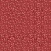 Látka bavlna v metráži 1664R s květinovým motivem, vzor drobné květiny na červeném podkladu