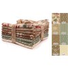 Fat Quarters Always And Forever L látky s květinovým motivem v hnědých, smetanových, béžových a zelených odstínech