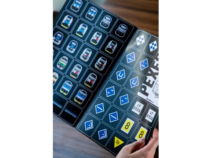 Pexeso s lokomotivami mašinkami vlaky mašina vlak lokomotiva elektrický provoz návěstidla železniční vůz