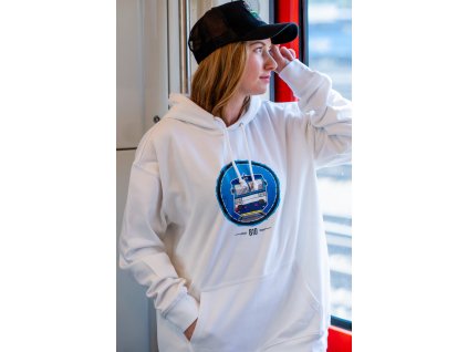 Mikina s potiskem lokomotivy Orchestrion Šukafon 810