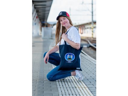 Plátěná taška s lokomotivou RegioPanter InterPanter 640 660 440 PID škoda pars šumperk