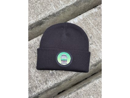 Zimní čepice s potiskem a motivem lokomotivy retro pantograf panťák tornádo 460 560 kulich mašina vlak