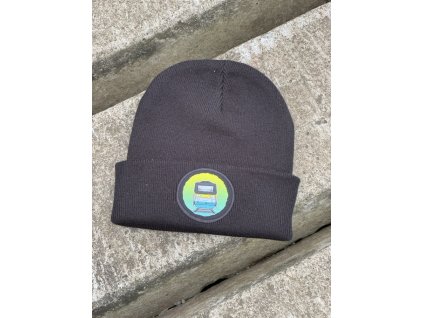 Zimní čepice s motivem a potiskem lokomotivy Pendolino 680 vlak elektrická jednotka mašina