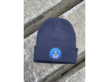 Zimní čepice s potiskem a motivem lokomotivy RegioFox pesa 847 vlak motorová jednotka