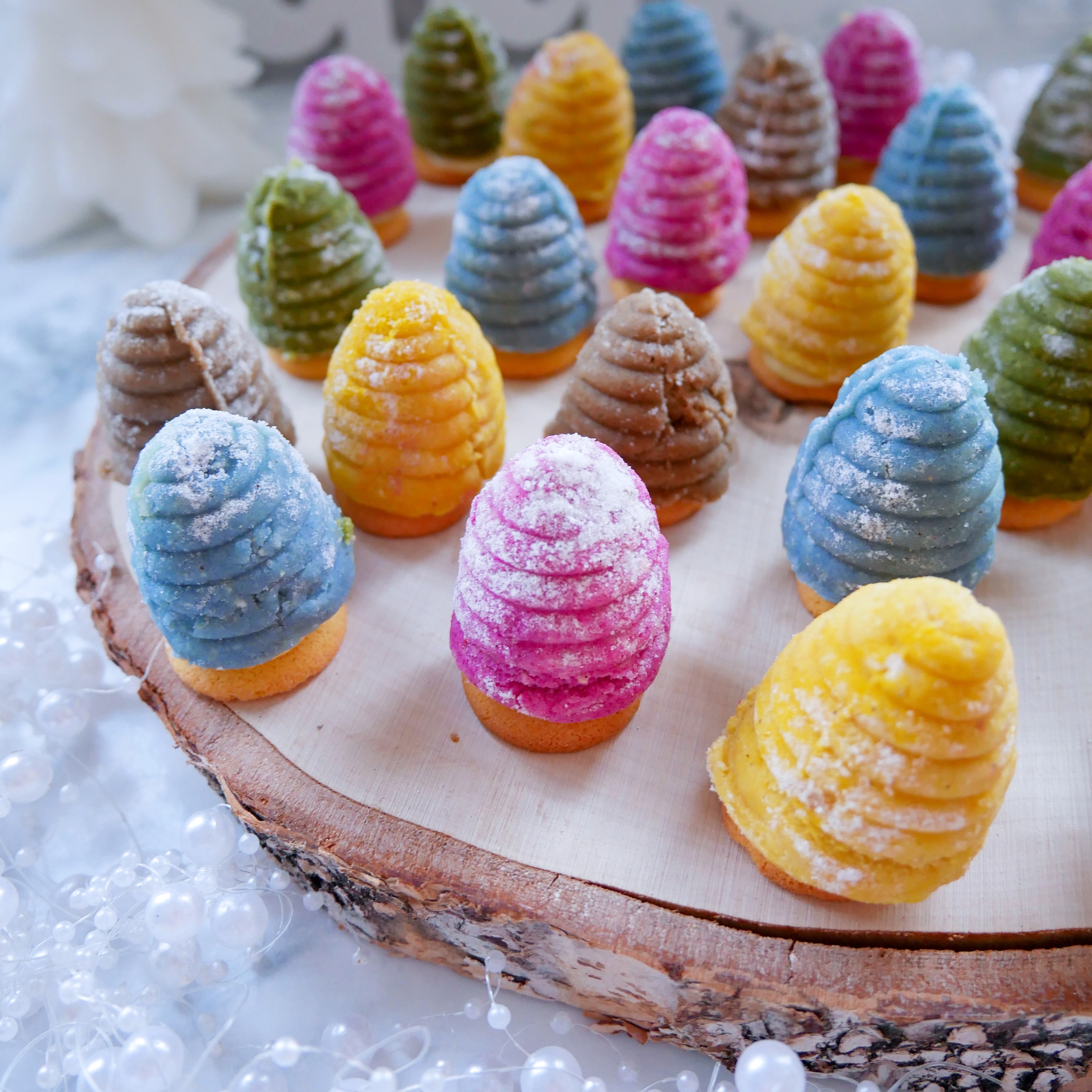 Christmas cookies- Bees hives