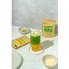 orange mango matcha