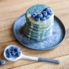 blue pancakes
