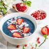 Blue spirulina chia puding