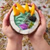Roxmixovane mango a Blue Spirulina