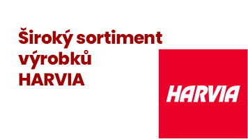 Široký výběr výrobků Harvia