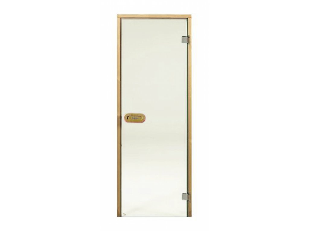 Dveře do sauny HARVIA 8x19, čiré, 790x1890 mm, osika