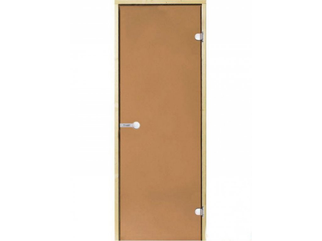 Dveře do sauny HARVIA 9x19, bronzové, 890x1890 mm, osika