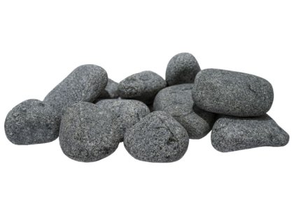 Saunové kameny oblé, vel. 10-15 cm, 20kg, dolerit olivín