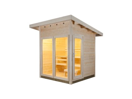 Venkovní sauna Harvia Solide Compact Vision