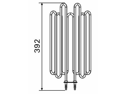 Topné těleso, spirála pro saunová kamna GL110, 3600W/230V