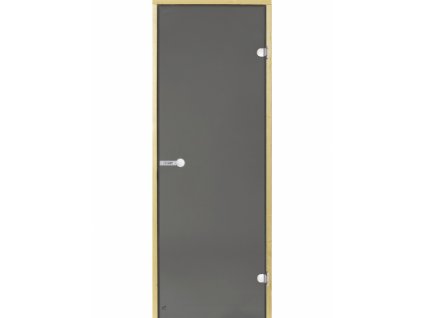 Dveře do sauny HARVIA 7x19, šedé, 690x1890 mm, borovice