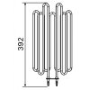 Topné těleso, spirála pro saunová kamna GL110, 3600W/230V