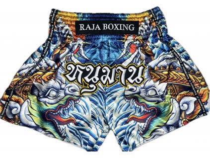 Muay Thai shorts Fancy Hanuman blue