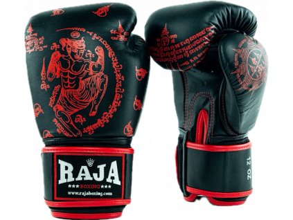 Boxerské rukavice Thai černé