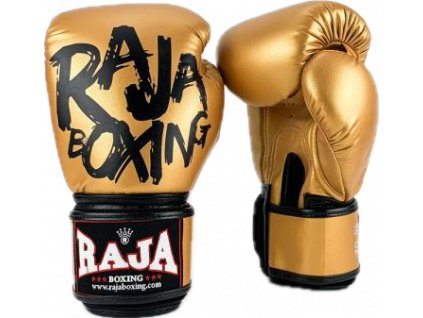 Boxing gloves Graffiti Gold