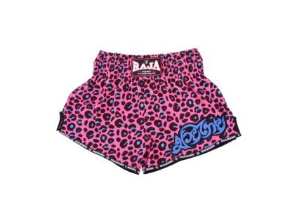 Muay Thai trenky Fancy Leopard Pink
