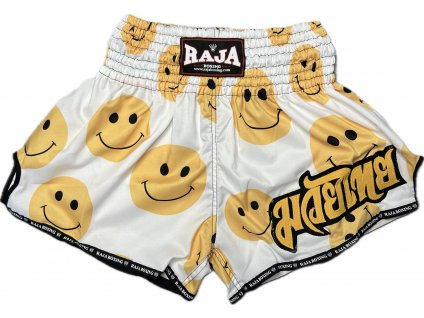 Muay Thai shorts Fancy Smile white