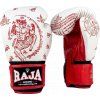 Boxerské rukavice Thai White