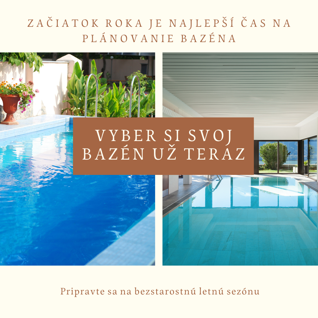 Najlepší čas na plánovanie bazéna