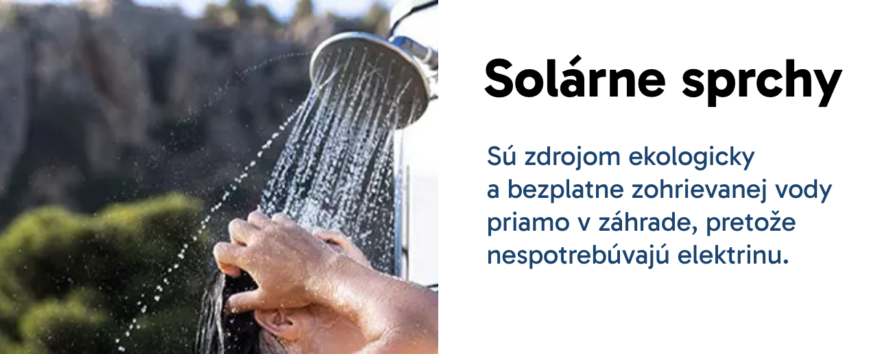 Solárne sprchy