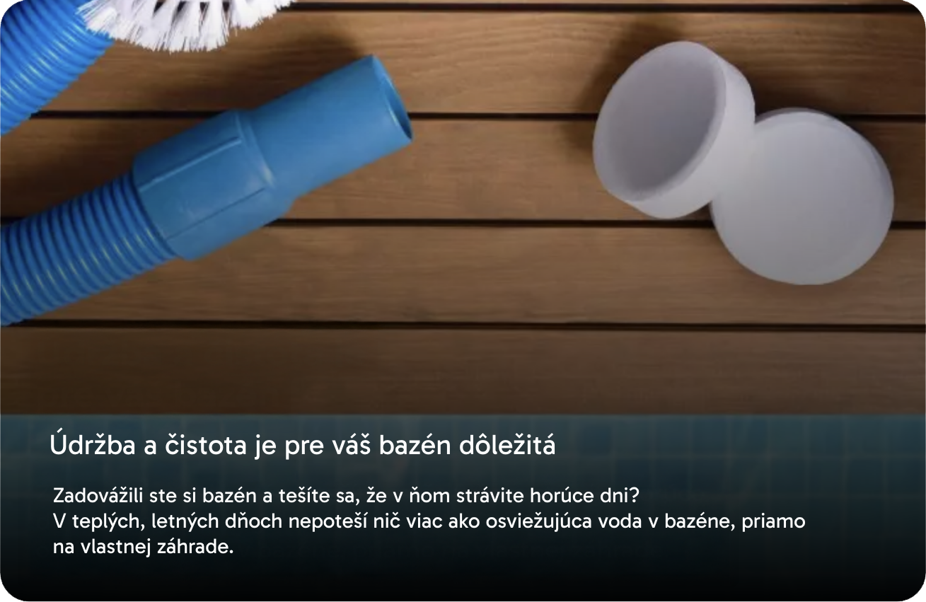Údržba bazéna
