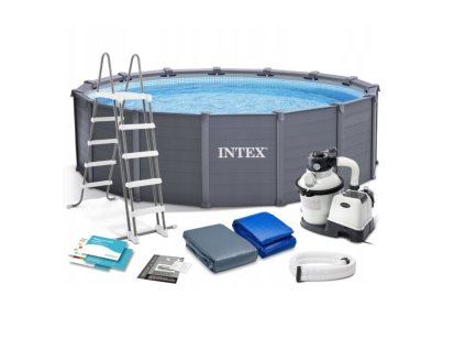 Bazen Intex Graphite Pool 4,78 m 1,24 m 26384 01