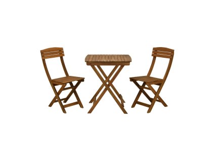 9119 22 dreveny balkonovy set 2 stolicky stol